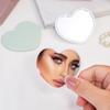 Handheld Handheld Mirror Single-sided Beauty Make-up Mirror Heart-shaped Mirror  Student Dormitory