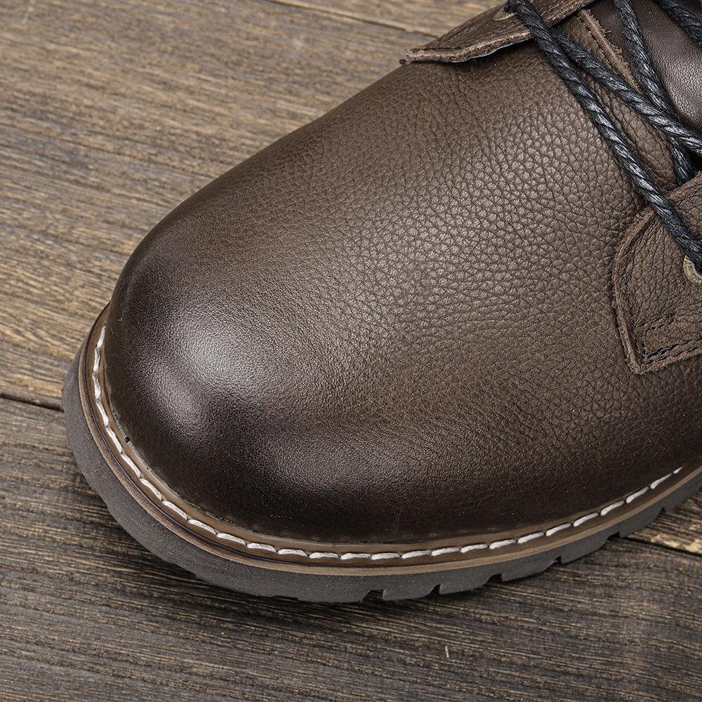 Мужские зимние ботинки из натуральной кожи, теплые мужские зимние ботинки ручной работы, зимние ботинки из натуральной кожи для мужчин