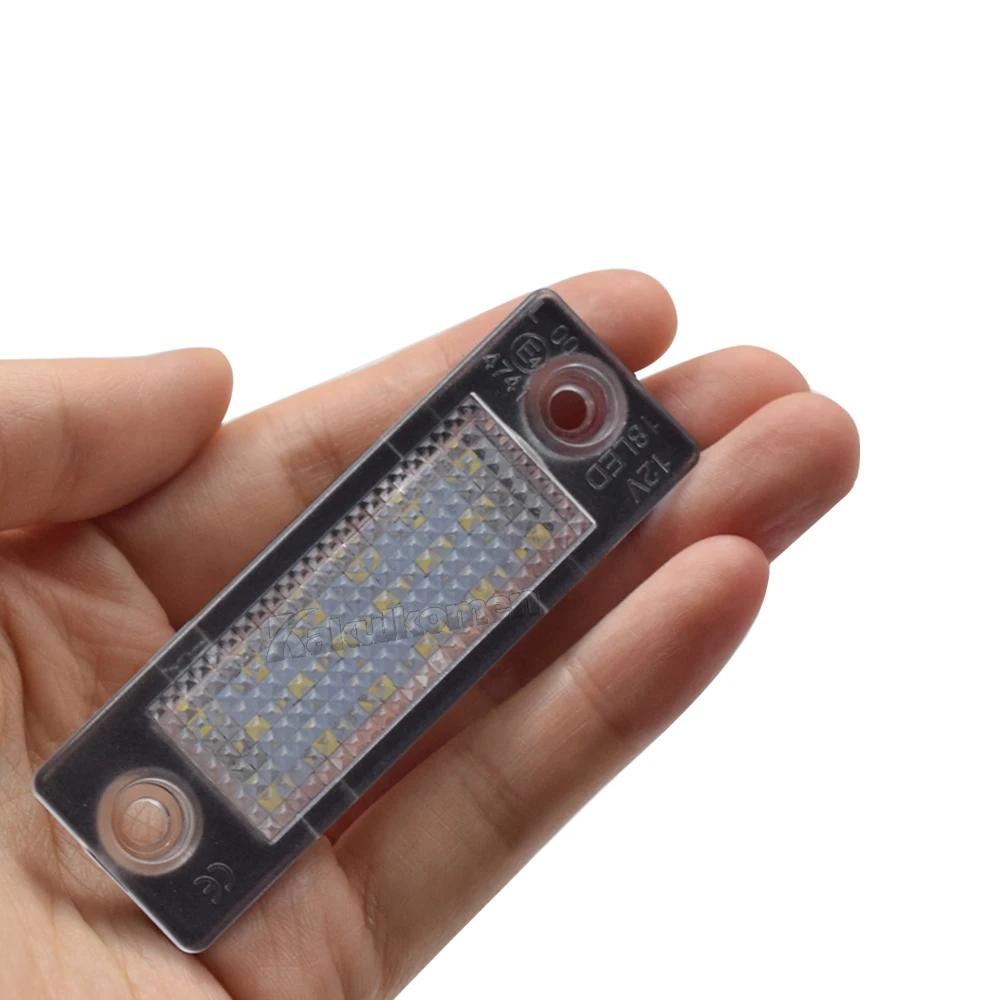 Canbus LED License Number Plate Light For VW Caddy MK3 Golf Plus Syncro MK5 Passat B5.5 Sedan B6 Touran MK1 Transporter T5 T6