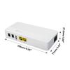 Источник бесперебойного питания ИБП USB5V DC9/12V POE24V для маршрутизаторов камер Резервная батарея для хранения энергии