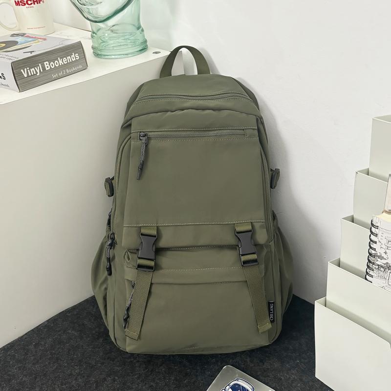 Мужской однотонный рюкзак для женщин, большой емкости, дорожный рюкзак, школьный рюкзак для школьников