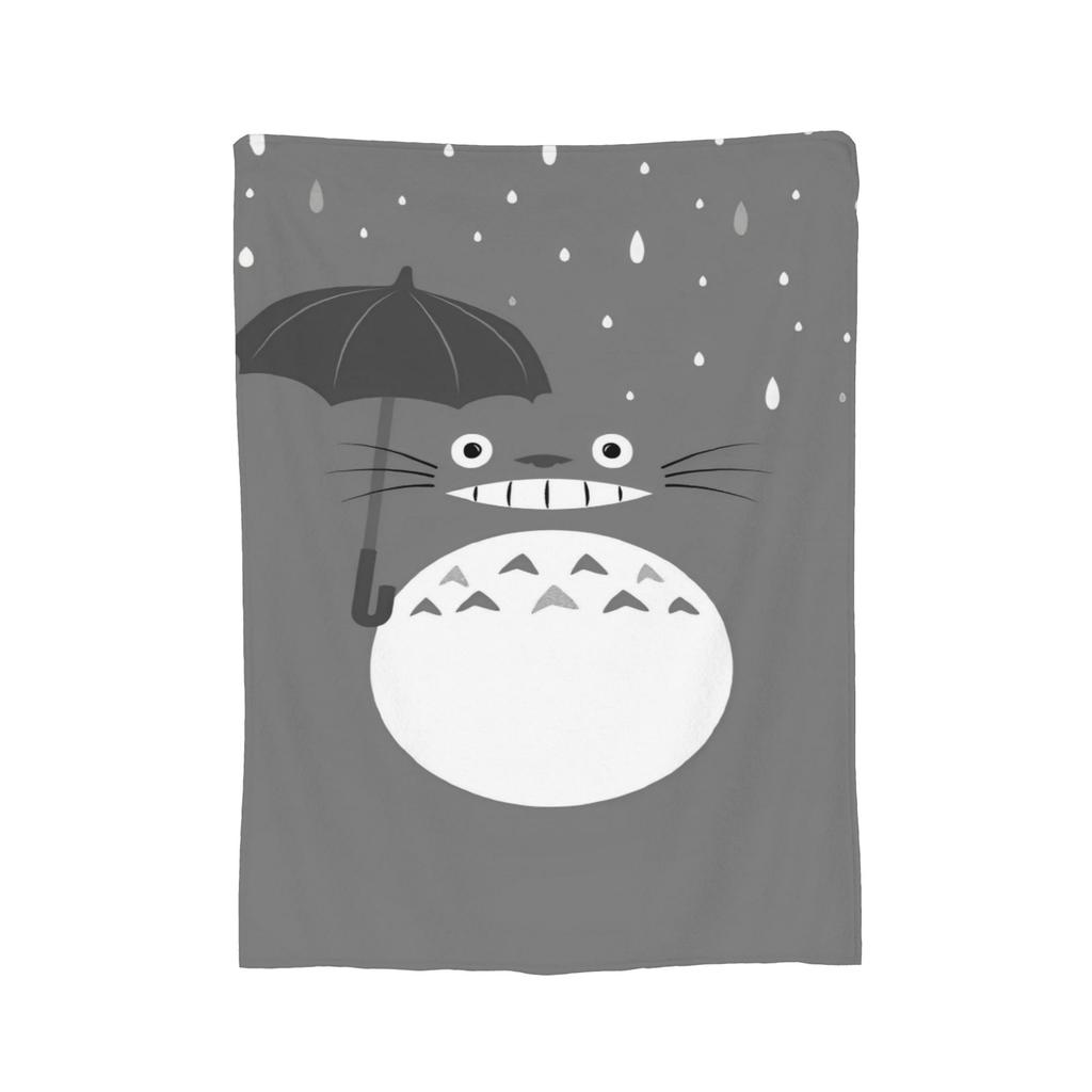 Традиционные вязаные одеяла Некобус Японские Т-Тоторо Кот-автобус Флисовый плед Постельные принадлежности Диван Портативные Мягкие Теплые Покрывала