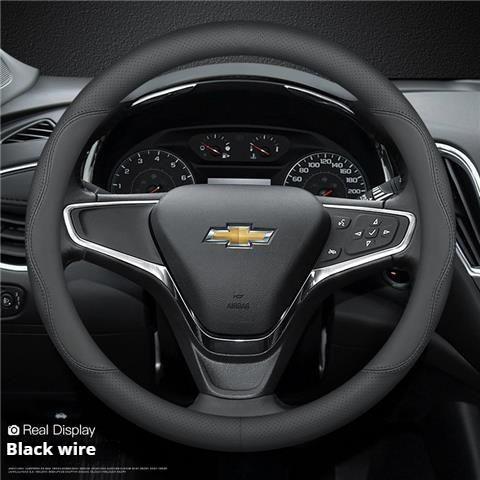 Кожаная накладка на руль автомобиля для Chevrolet Montana Trailblazer EV SS RS Silverado RST Equinox RS LT Bolt EUV Blrzer 38 см
