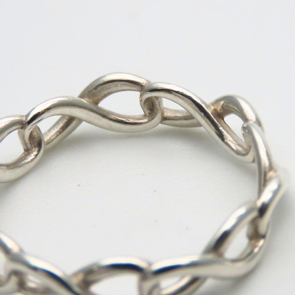 Б/У TIFFANY&Co. Кольцо Бесконечность EU#48.5 Серебро925 1.29г Серебряные аксессуары