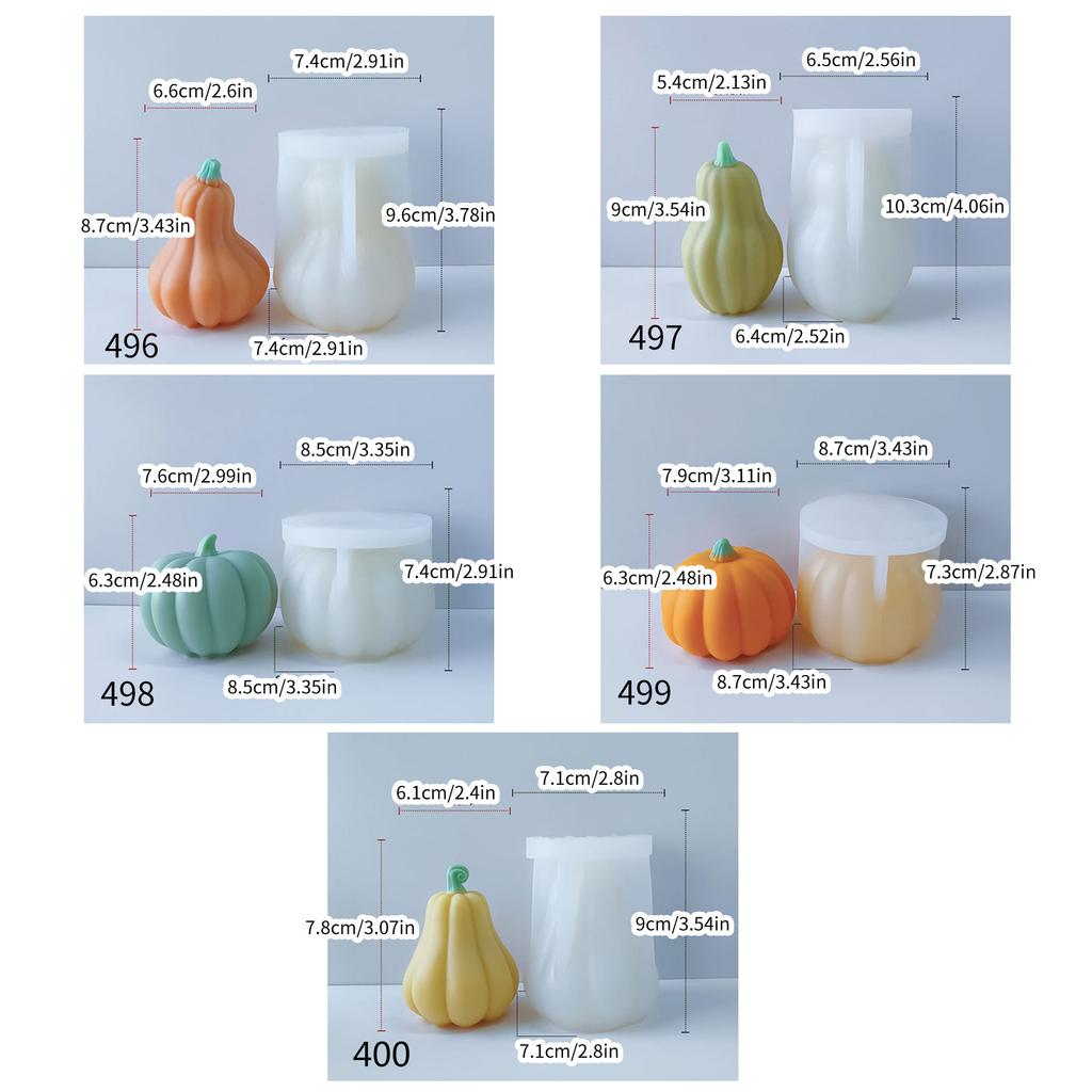 Нежная силиконовая форма для тыквы, сделай сам, формы для восковых свечей, форма для литья ароматерапевтического мыла, подарок ручной работы на День благодарения