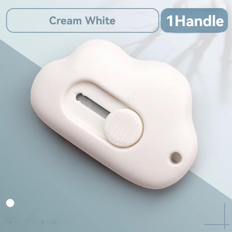 1-3 шт. Милые Мини Облачка Канцелярский Нож Нож Резак для Бумаги Арт Pкреативное Облако Милый Мультяшный Нож-коробка Канцелярские Товары Резак для Скотча Трехцветный на Выбор