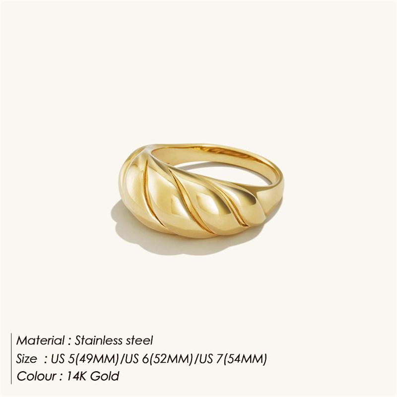 Модное кольцо Кольцо из нержавеющей стали 316L Anillo Ringen Mujer Женские кольца Bague Парная бижутерия Модные подарки Не выцветает