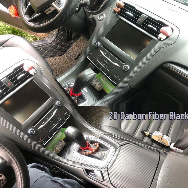 13-18 Mondeo Наклейка на интерьер из углеродного волокна для рычага переключения передач и консоли