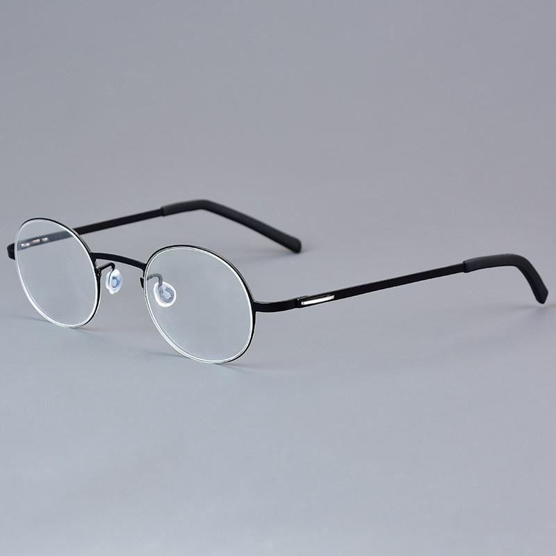 Denmark Men Small Round Eyeglasses Ultralight Small Face 130mm Glasses Frame Women Titanium Light Weight Spectacles Gafas New