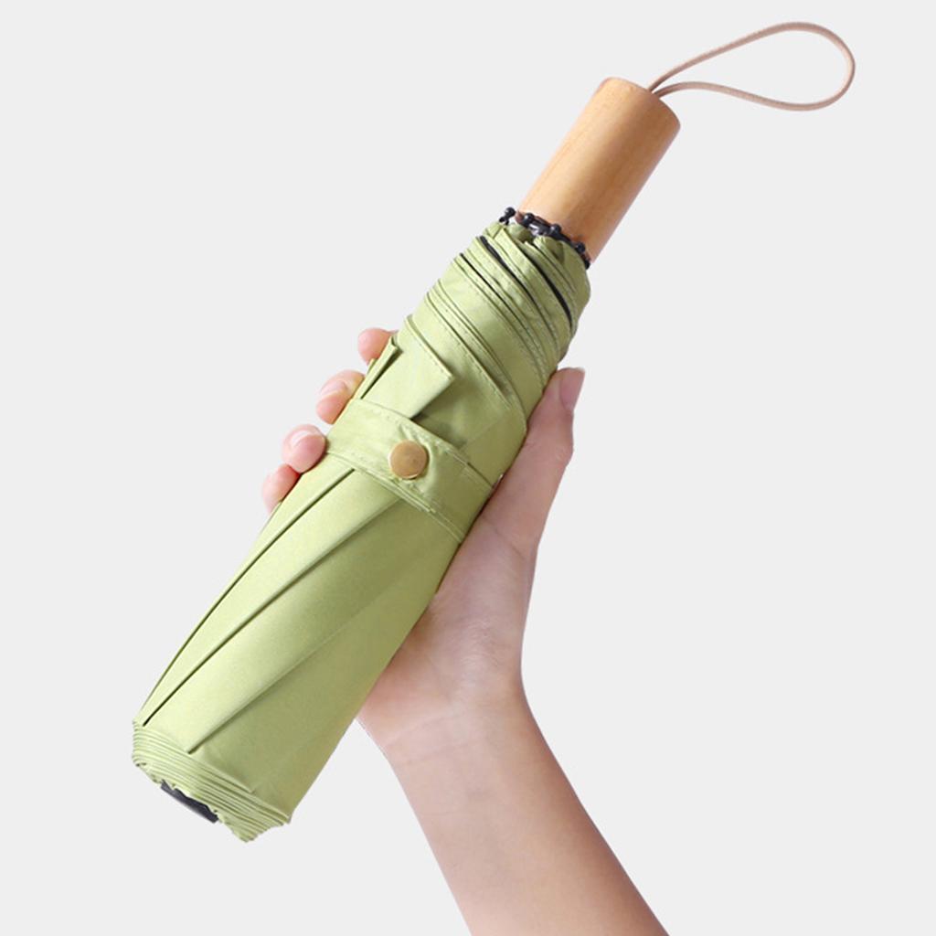 Sunshine Umbrella Black Rubber Insulation Three Fold Sun Umbrella Sun Protection UV Protection Sun Umbrella