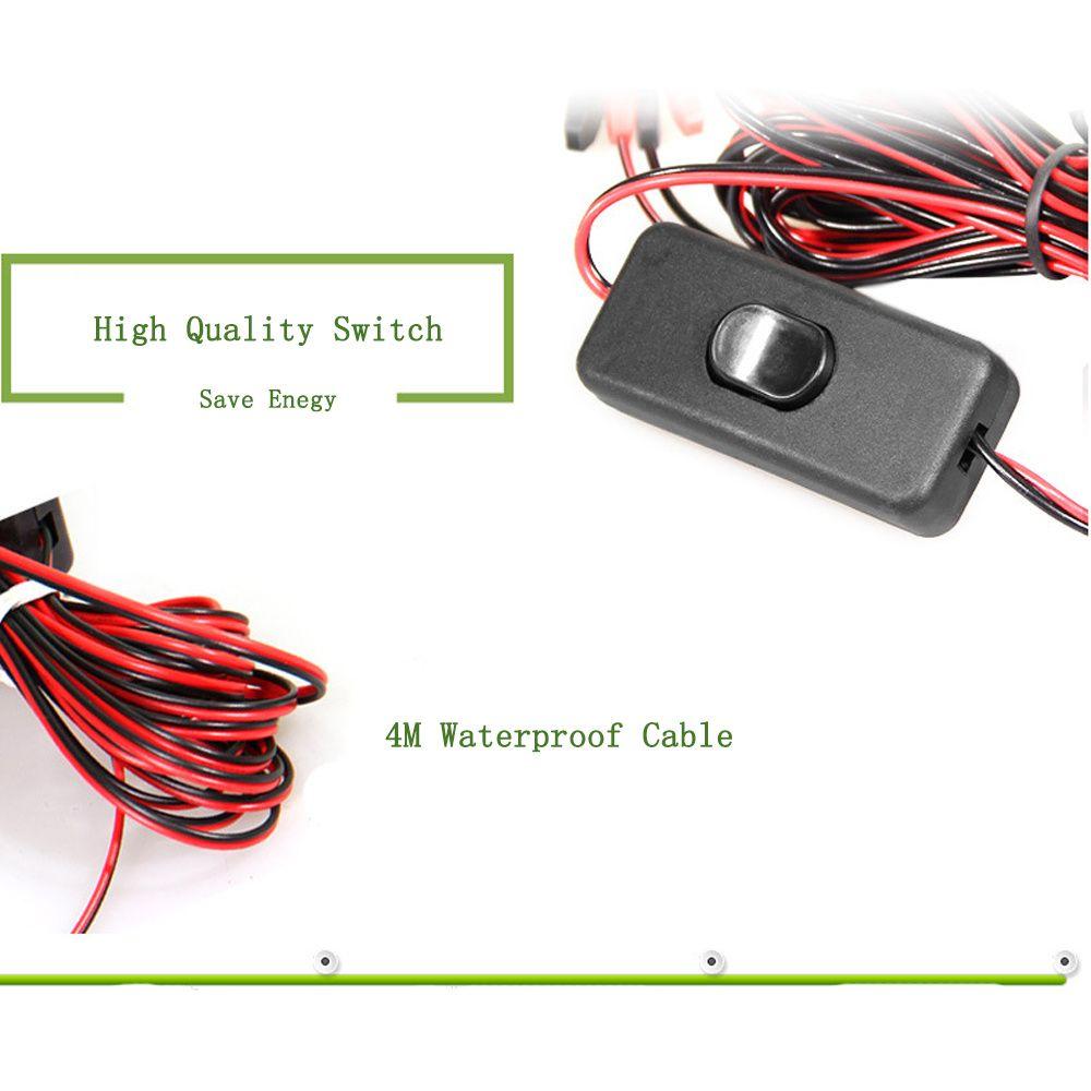 White/White 48 LED Attracts Fish Lamp Boat Lights Underwater Fishing Light Fish Finder Lighting