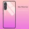 Чехол для телефона из закаленного стекла для Samsung Galaxy A05 A05S Чехол A15 A14 A24 A34 A25 A54 4G 5G Роскошный Твердый Бампер A04 A04S A04E