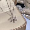Women's Winter Ice Crystal Chain Necklace