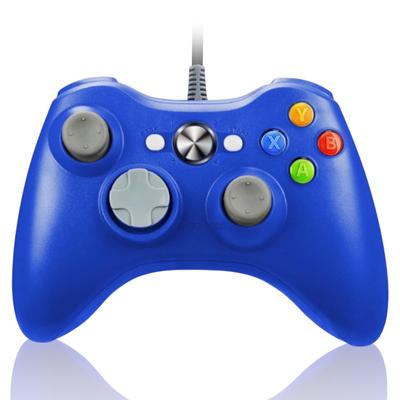 K&SGAMER Контроллер в стиле Xbox, Геймпад, USB-контроллер, Совместим со Steam PC (Шок-синий)
