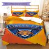 Linces FC Pattern Bedding Set Quilt Cover Pillowcase Home Decor Gift (1 * duvet cover + 2 * pillowcase, without core)