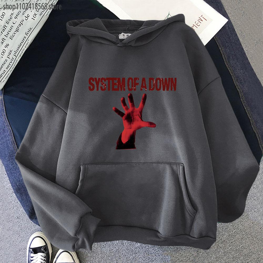 Толстовки с капюшоном System of A Down Band, толстовки в готическом стиле, рок-музыка, уличная одежда, модное женское пальто, спортивный костюм, мужская одежда унисекс Y2k
