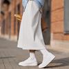 Li Ning Sports Fashion Series Weekend Youth Retro Comfortable High Weight Solid Color Schnour Up Casual Sports Tennis Triket Long Dress ASKU144-1