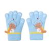 Children's Gloves Boys Autumn and Winter Cartoon Cute Dinosaur Baby Girl Knitted Warm and Cold Five-finger Wool Gloves
