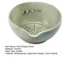 Herb Stripping Bowl Ceramic Herb Leaf Remover Garlic Grinding Bowl Multi-Use Kitchen Herb Stripper Tool for Mincing Garlic Ginger Grating