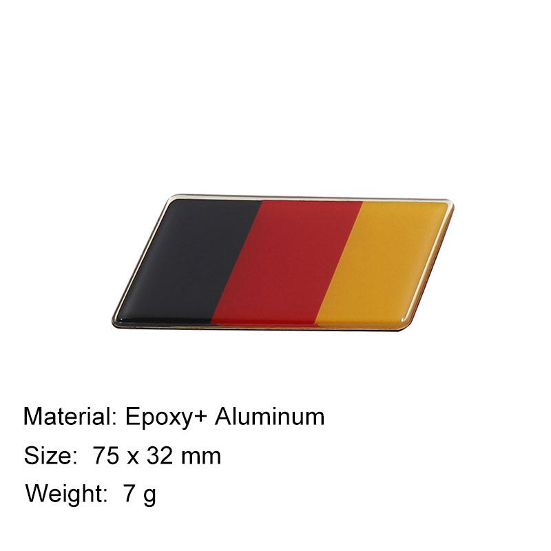 3D Премиум Немецкий Германия Немецкий Флаг Карта Логотип для автомобиля Капот Двигателя Крыло багажник Хвост Задняя Наклейка Эмблема Значок Наклейка