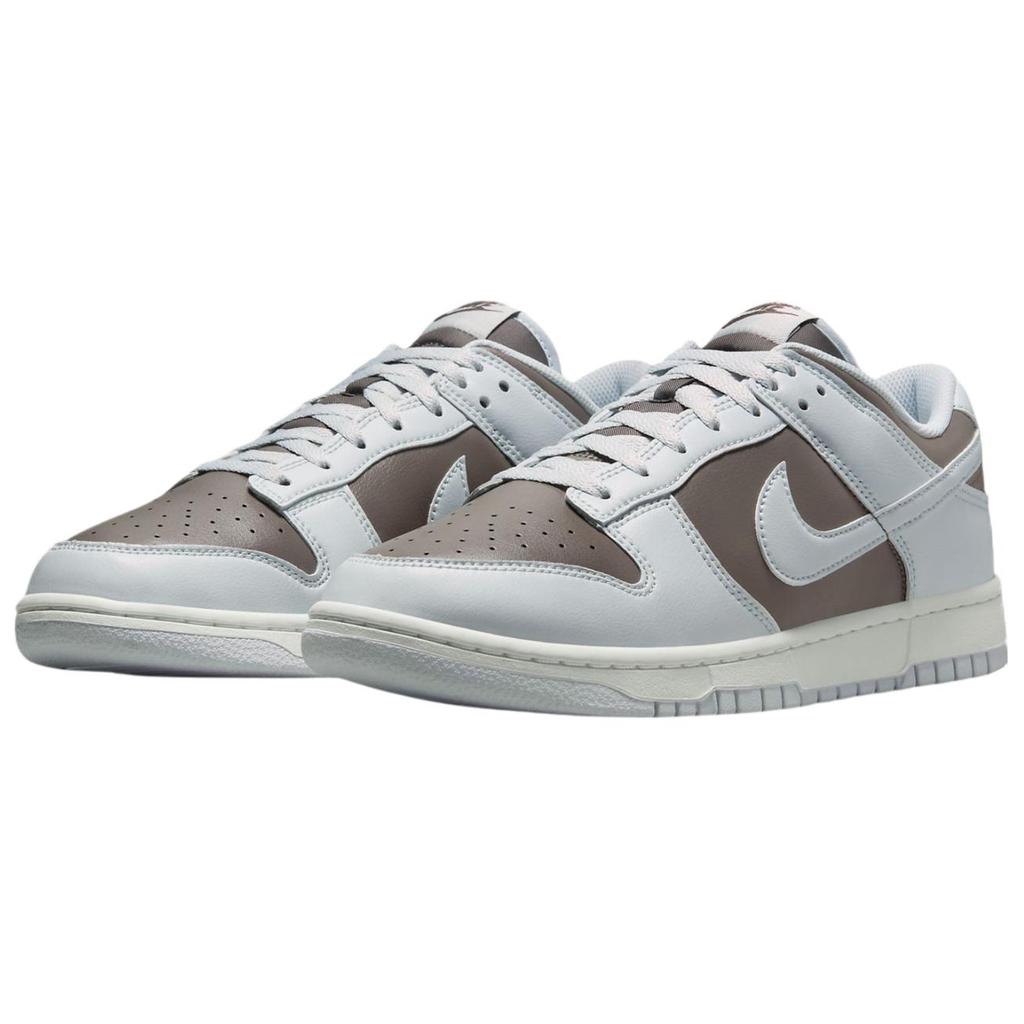 Nike Dunk Anti Slip Wear Resistant Low Top Skateboard Shoes Unisex Brown Gray