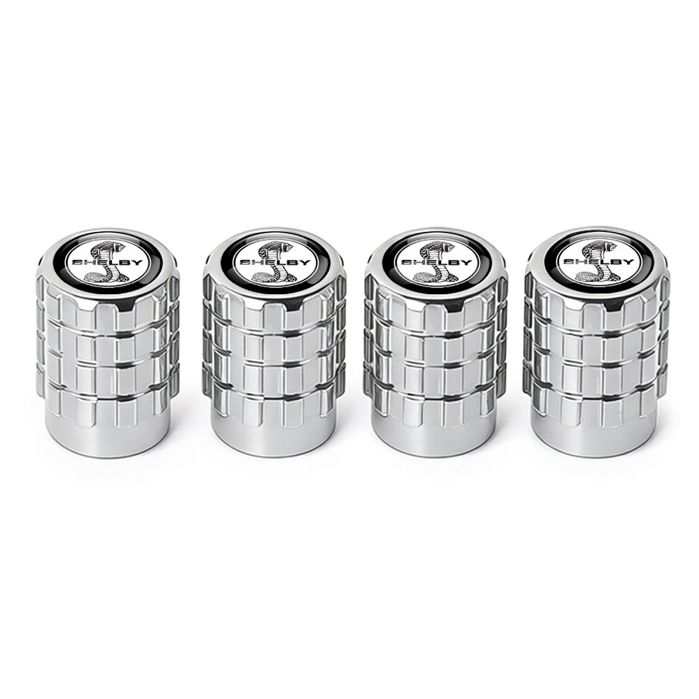 TRR400-4Pcs For Ford Focus Kuga Mondeo Ranger Fiesta Mustang ST Shelby Fusion Edge Car Styling Wheel Valve Caps Stem Cover Accessories