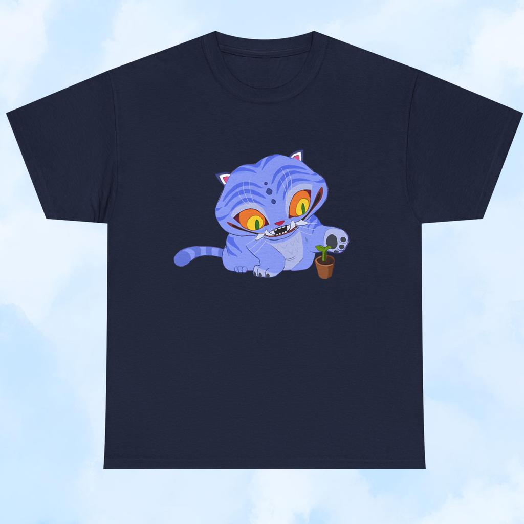 K-pop Охотники на демонов Дерпи Тигр Мерч Футболки Мода Винтажные Готические Футболки Топы Мужская Женская Одежда Хлопок Оверсайз Футболка