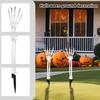 Halloween Skeleton Stakes Halloween Skeleton Realistic Ghost Cemetery Props Waterproof Arm For Front Pathway Ground Garden