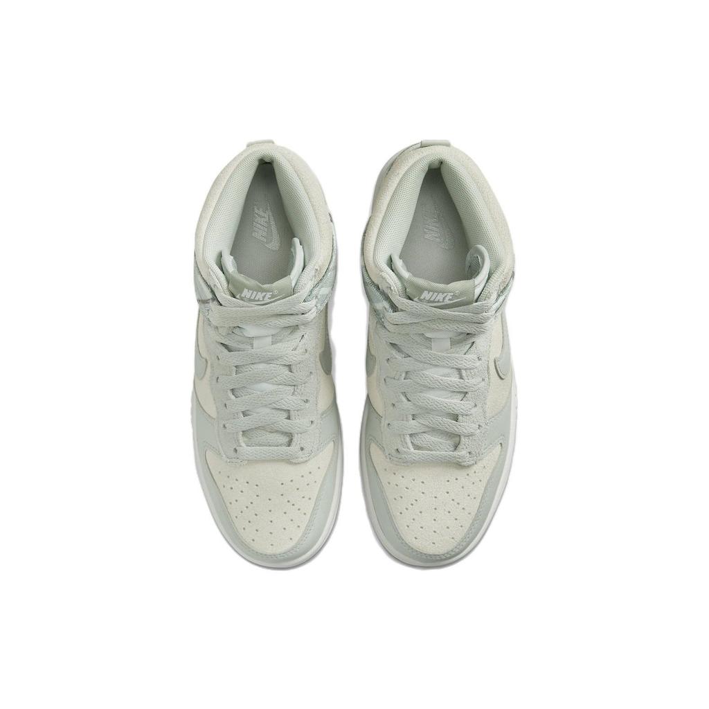 Nike Детские кроссовки Dunk High SE GS Mint Plaid Green Summit-White Light-Silver DV1724-100