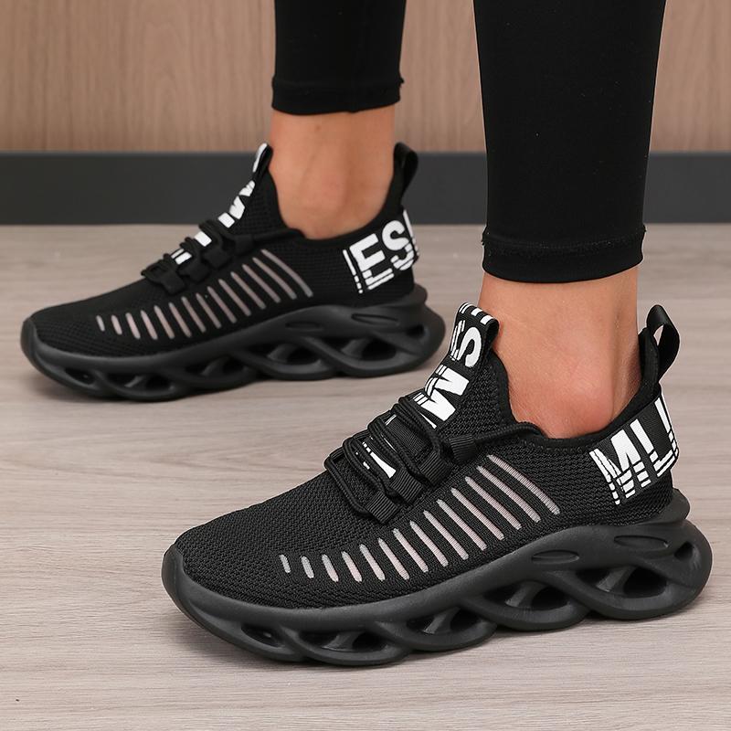 Women's Trendy Mesh Shoes Trendy Multi Design Lightweight Comfortable Breathable Non Slip Sole Outdoor Walking Sports Shoes