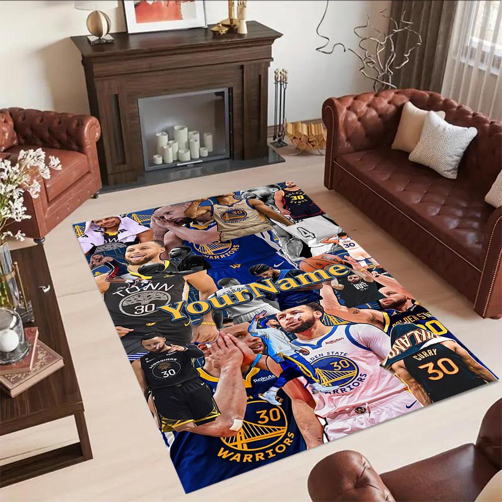 Curry Customize Your Name Floor Rug Office Rug Perfect For Foyer Game Room Decorate Room Living Rooms Antislip Rug Anime Office Decor