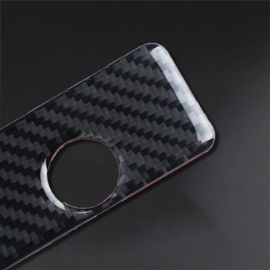 Carbon Fiber Copilot Storage Box Handle Cover For Chevrolet Camaro 2016-