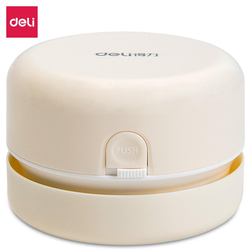 Настольный пылесос Deli для крошек от ластика и карандашной стружки, пыли с клавиатуры и уборки студенческого стола