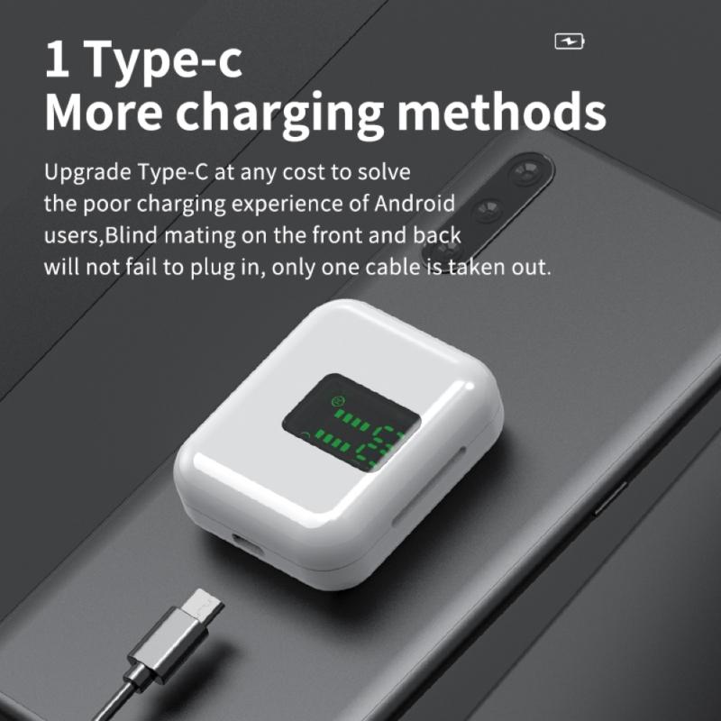 Наушники L12 TWS Bluetooth-совместимые 5.0 беспроводные водонепроницаемые внутриканальные наушники Smart Touch