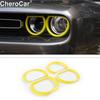 Передняя фара Накладка Декор Экстерьера Для Dodge Challenger 15+ Желтый