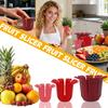 Fruit Helper - 3 Sizes -Cut Fruit Cutting Protector, Safe Kitchen Tool For Slicing Orange, , Banana, Strawberry & More