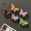 Kitchen Fridge Accessories 5Pcs 3D Butterfly Refrigerator Magnet, Inspired Whiteboard Magnets Magnetic Decor for Photos, Notes, Memos, Shopping Lists