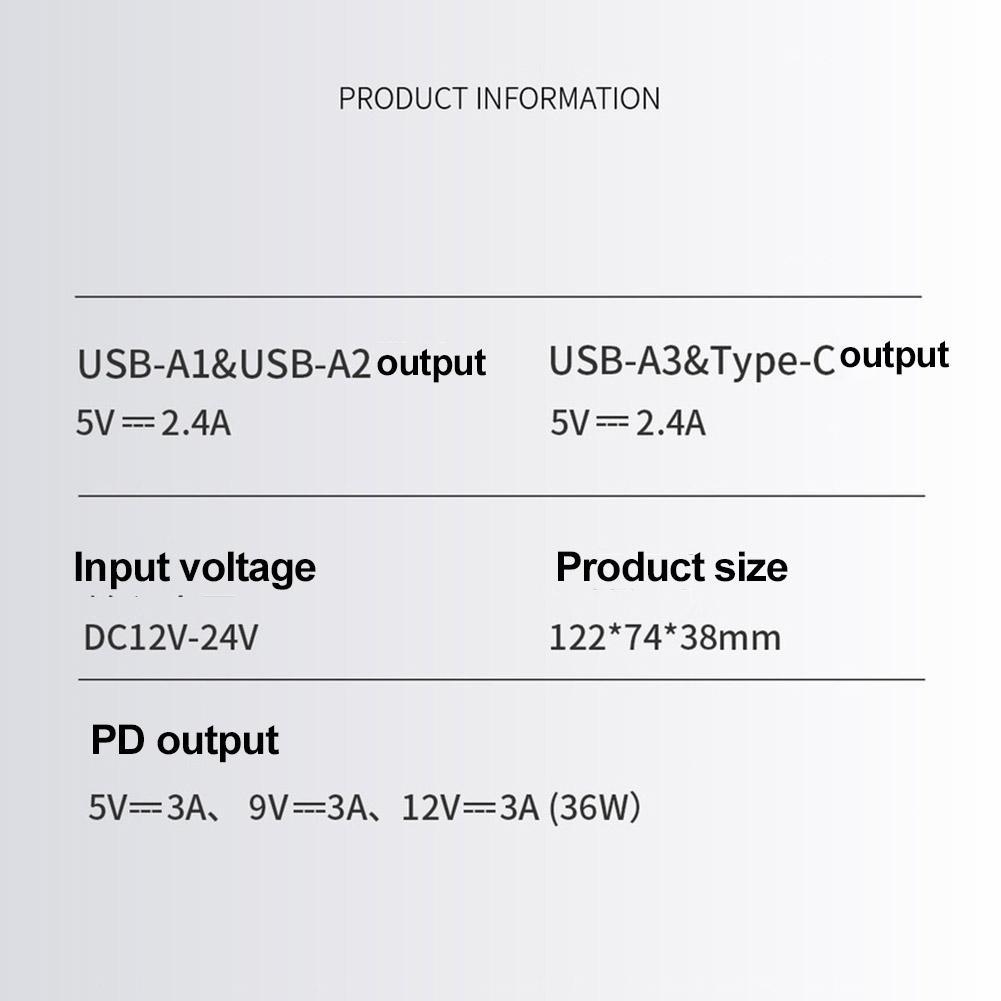 120 Вт 3 в 1 три USB гнезда автомобильного прикуривателя адаптер 12 В 24 В разветвитель светодиодный адаптер для IPhone GPS Dashcam