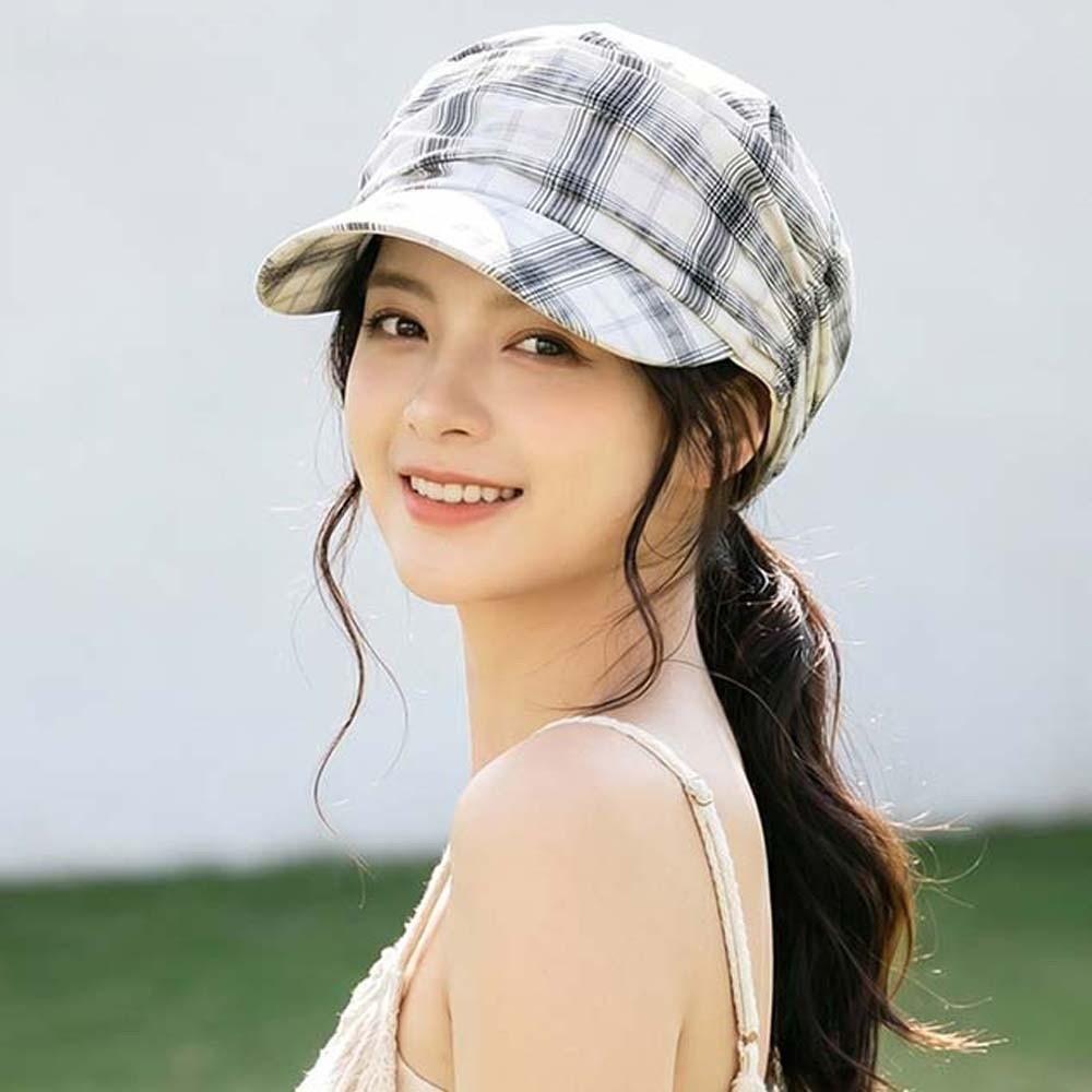 Vintage Looking Peaked Flat Cap British Style Sun Protection Hat Performances