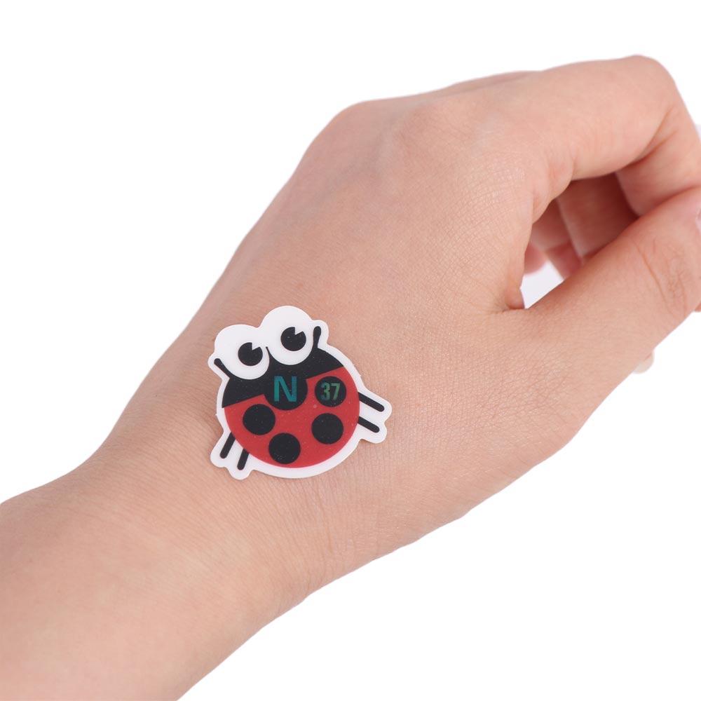 Cartoon Head Baby Care Fever Detection Thermometers Thermometer Temperature Test Forehead Sticker