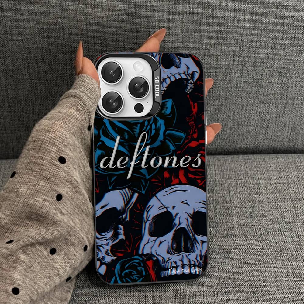 Яркий чехол для телефона Deftones для iPhone 17 16 15 14 13 12 11 Pro Max Plus Матовый чехол