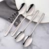 Buyer Star Dinner Spoons, Set of 6 Stainless Steel Spoons, 18.5cm, Stylish Stainless Steel with a Mirror Finish and Thick Walls, Ideal for Curry, Soup