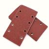 12PCS Square Sandpaper Grit Flocking Sand Paper Special Shaped Disc Abrasive Stone Glass Grinder For Wood Polish Tools