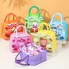 Portable Lunch Bag with Sturdy Handle Cartoon Women Children School Thermal Insulated Lunch Box Tote Food Small Cooler Bag