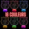 Lampe De Chevet 3D LED - FC Barcelone - Multicolore - Tactile - Rechargeable USB - Décorative