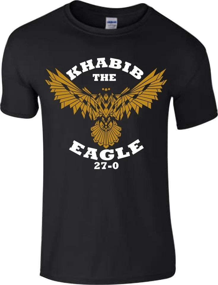 Футболка Хабиба Нурмагомедова THE EAGLE MMA 27-0 Чемпион мира Мужская UFC