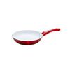 D&S 20cm Frying Pan, Induction Compatible, Shiny Red, Double-Layer Ceramic Coating, Non-Stick, 5mm Thick Bottom, DSSH20-WHRE