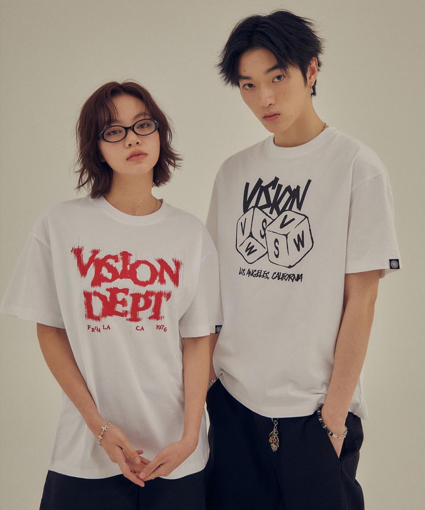 VISION STREETWEAR Vsw 2Pack Graphic T-Shirts White