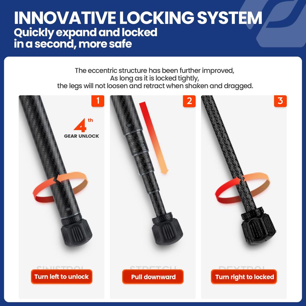 Штатив Fotopro Carbon, регулируемый штатив для камеры, 152 см, легкий дорожный штатив для цифровой зеркальной камеры, нагрузка до 10 кг, в комплект входит сумка и скрытый держатель для мобильного телефона 3