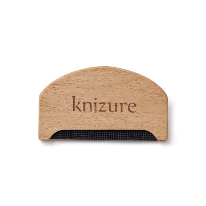 Wood sweater care brush